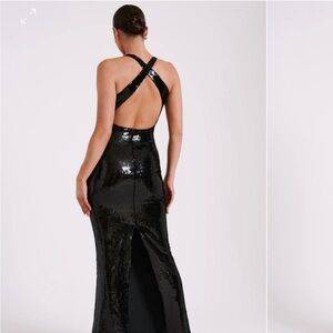 COPY - Meshki Black Sequin Dress